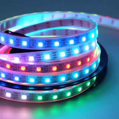 China Waterproof Dream LANDSCAPE 12v ws2815 gs8208 LC8808 Color RGB Pixel Working Lighting Smart Flexible Led Strip for sale