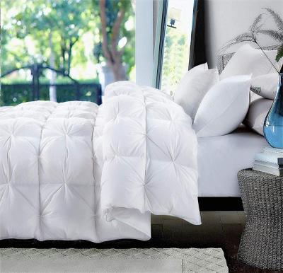 China Wholesale Breathable Luxury Hotel Comforter White Goose Down Comforter Inner, King Size, Gray Goose Down Comforter for sale