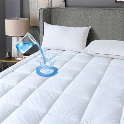 China New Style Mattress Cover Fashion Solid Color Waterproof Breathable Waterproof Mattress Protector for sale