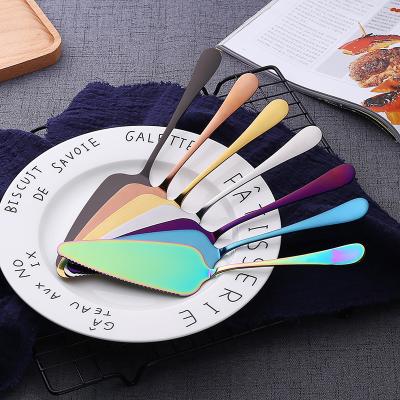 China Wholesale Toothed Stainless Steel Sustainable Shovel Tools Pizza Cake Baking Shovel for sale