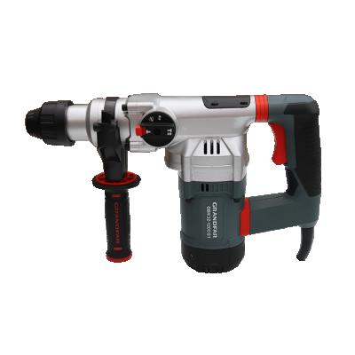 China GRANDFAR 220-240V Electric Power Brushless Rechargeable Lithium Battery Tools Impact Power Drill Rotary Hammer 32mm for sale