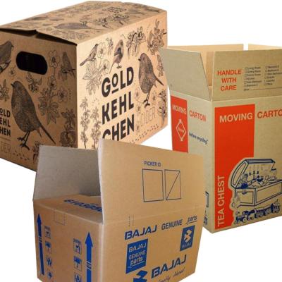 China Recycled Heavy Duty Corrugated Materials Paper Cardboard Box For Packaging / Packing for sale