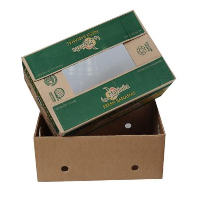 China Recycled Materials Wholesale Custom Fruit Corrugated Cardboard With Logo for sale