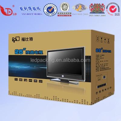 China Recyclable Home Appliances TV Cardboard Packing Box With Good Quality for sale