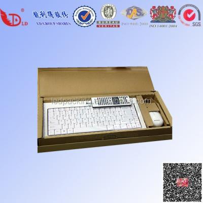 China Biodegradable computer keyboard corrugated carton box, carton box for computer packaging for sale