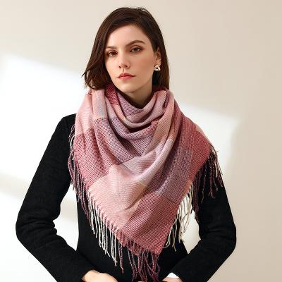 China 2021 Winter Popular Square Scarf 105*105 Imitation Cashmere Shawl Imitation Cashmere Scarf Autumn New for sale