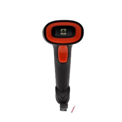 China Hot Selling 171x70x88mm Black Wireless Handheld Standard Range Barcode Reader Portable Wireless 1D Barcode Scanner for sale