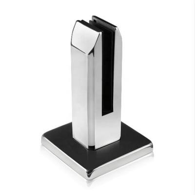 China Modern Stainless Steel Floor Mount Square Glass Spigot for sale