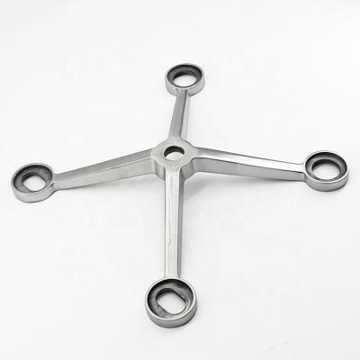 China Modern glass spiders stainless steel spider glass wall fitting glass fitting for sale