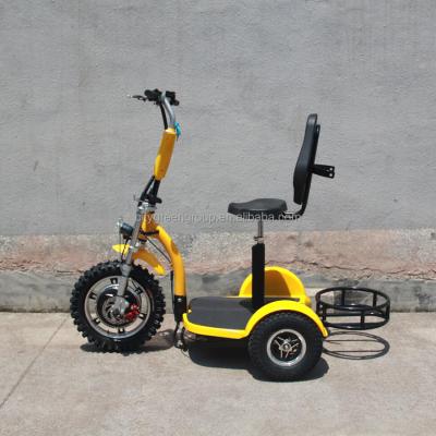 China 2019 new model 3 wheel unisex 48V 500W golf cart electric scooter with big wheel for sale