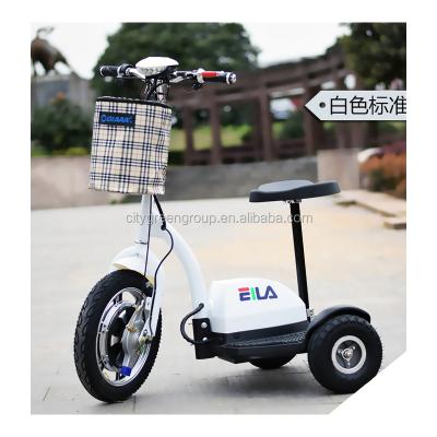 China Unisex hot sale electric scooter 3 wheel/electric scooter 350W/500W (Green-TBZ01) solid punch scooter three wheel for sale