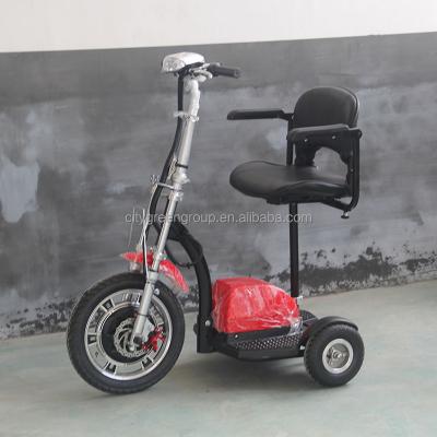 China Hot sale unisex 3 wheel lithium battery full punch electric scooter for disabled transportation for sale