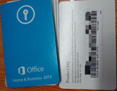 China Home And Business Office 2013 Retail Box Full Version With Product Key Card for sale