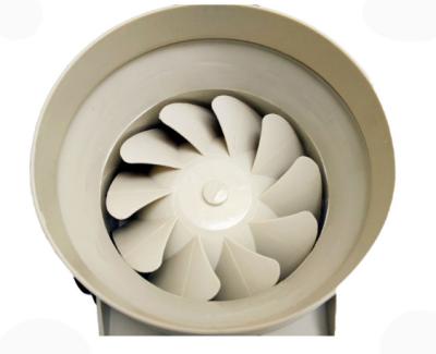 China Portable Ventilation Area 150mm High Quality Fresh Air System Low Noise Exhaust Ventilation Fan ABS Plastic Duct Fan for sale