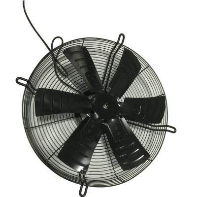 China Stainless Steel Blade Axial Fan Cheap External Rotor Axial Condenser Net Cover Fan for sale