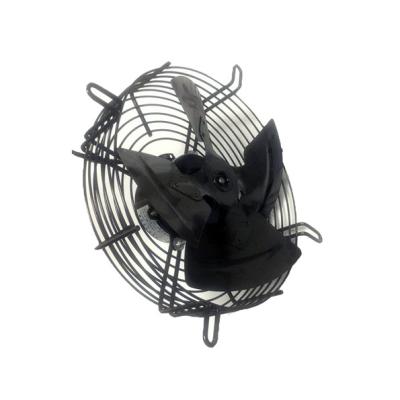 China Cheapest 350mm Axial Condenser Internal Rotor Net Cover Type Stainless Steel Blade Axial Fan for sale