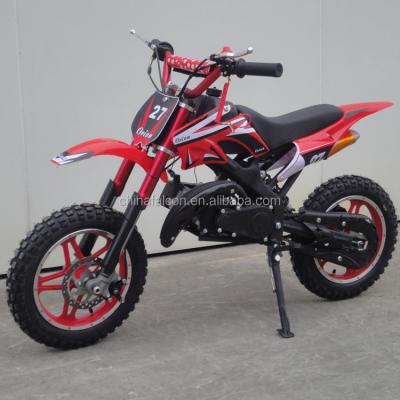 China CE Pull Start Gas 2 Stroke 49cc Kids Inline Dirt Bike Pocket Bike (D7-05) 122*63*80cm for sale