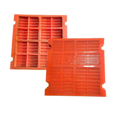 China High Efficiency Pu / Polyurethane Dewatering Screen Sieve Board Heavy Duty Mining Screening Vibrating Plate for sale