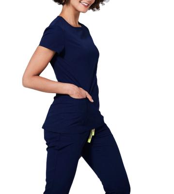 China Design Fashion Selling Comfortable/Breathable/Durable/Anti-Wrinkle Top Hospital Scrub Jogger Uniform Sets for sale