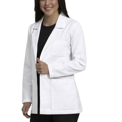 China Classic White Uniform Logo Lab Coat Custom Made Comfortable/Breathable/Durable/Anti-wrinkle Hospital Wholesale Lab Coat for sale