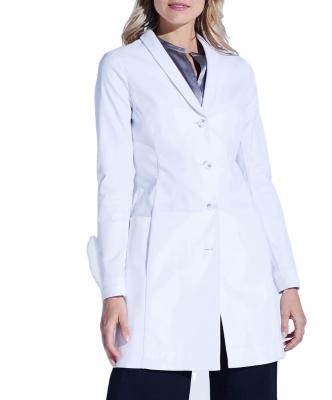 China Dental Gowns Comfortable/Breathable/Durable/Anti-wrinkle Logo Long Sleeve Cotton Doctor Coat Custom White Lab Coat Lab Coat for sale