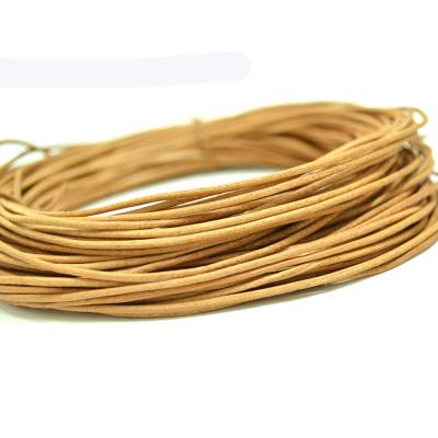 China Wholesale Genuine Genuine Rope Leather Around Leather Rope For Bracelet Necklace Jewelry Making Leather Rope for sale