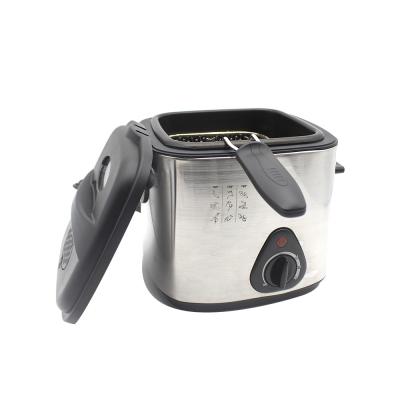 China Hotel 1L Electric Deep Fryer Window Electric Mini Oil Deep Fryer for sale