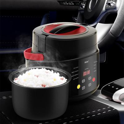 China Low Power Consumption Electric Car Rice Cooker Battery Power Multifunctional Portable Digital Rice Cooker Mini Small 12v 24v 2L for sale