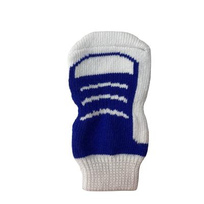 China Fashional Pets Socks Pet Anti-Slip Knit Christmas Dog Socks Cat Socks With Rubber for sale