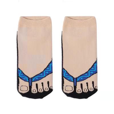 China New High Quality Custom Creative Summer Harajuku Style Funny Japanese Cartoon Character Breathable Spring No Show Men's Socks for sale