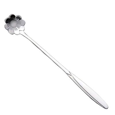 China High Viable Matte Polish Golden Gold Metal Stainless Steel Tea Teaspoon Teaspoon for sale