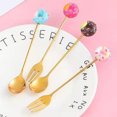 China Amazon 2022 Viable Custom Mini Small Long Handled 430 StainlessTeaspoon Popular Metal Dessert Tea Spoon 13cm for sale