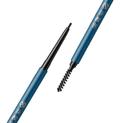 China Waterproof and indelible eyebrow waterproof wholesale supply double-headed pencil. for sale