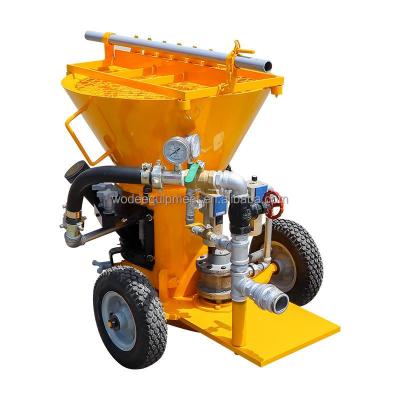 China Construction worksÂ  WZ-6AR/RD Air Driven Refractory Gunning Machine China manufacturers dry iron wheel refractory shotcrete for sale