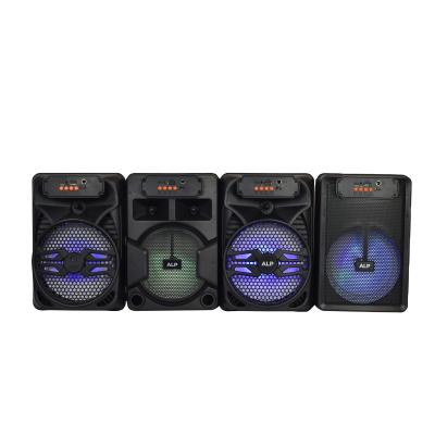 China Portable Mini Dancing Stage Wireless Home Outdoor Karaoke Speaker Gaming Video Blue Smart Connection for sale