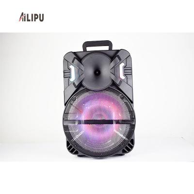 China Display 12 Inch Video Private Speaker Trolley Mold Speaker Portable Information Trolley Party Speakers for sale