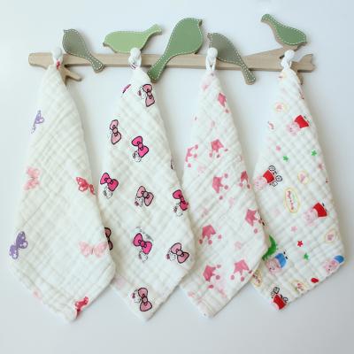 China 100% Compressed Organic Cotton 4 Layers 6 Layers Baby Muslin Wrap Blanket Cloth for sale