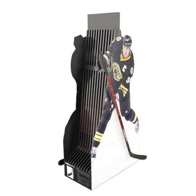 China Advertising Custom High End Freestanding Trade Show Display Stand For Golf Club/LCE Hockey Stick for sale