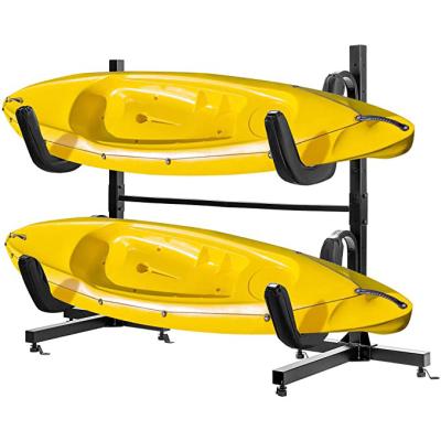 China Custom Customized Size Metal Surfboard Display Stand Kayak Storage Rack Kayak Display Rack for sale