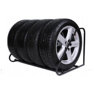 China Motor Tire Display Stand Car Tire Display Rack Car Tire Rack Tp-250 for sale