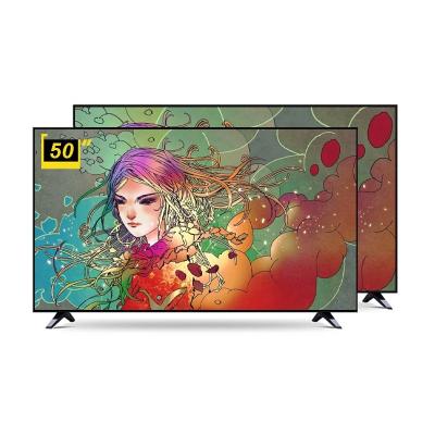 China Home/Hotel/OEM Project TV 50 Inch Android Smart TV UHD 4K LED TV Flat Screen TV 50