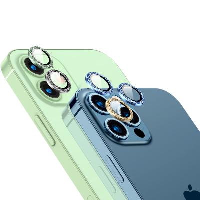 China Metal Ring Corning Glass Full Cover Camera Lens Protectors For iPhone 12 Eagle Eye Lens Film Camera Lens Protector Protector for sale