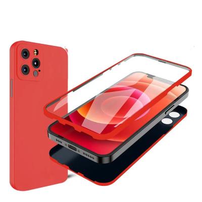 China Anti-fall new product 360 phone protective case full body protector. case + mood glass screen for pro maximum ip12 for sale