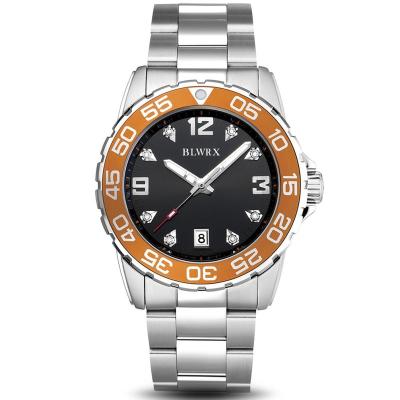 China Complete Calendar Your Logo Custom Watches Luxury Mens Japan Movement 316L Stainless Steel Watch Dive for sale