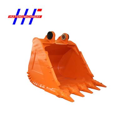 China Q355 NM 360 Heavy Duty Excavator Buckets Hardox 500 Heavy Duty Rock Bucket for sale