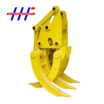 Chine Commande de puissance non rotative Mini Excavator Grapple Attachment Mechanical à vendre