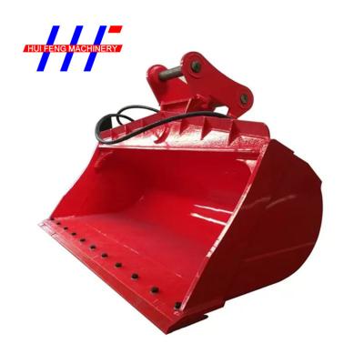 China Q345 Excavator Cleanup Bucket Hardox 400 Excavator Tilt Bucket for sale