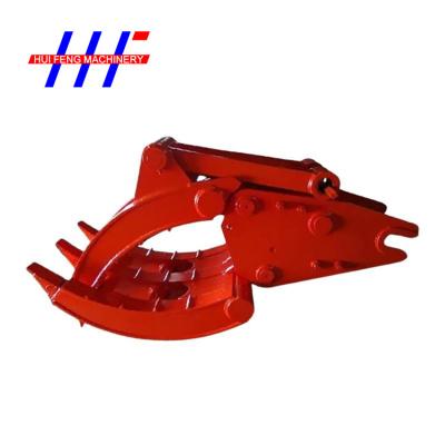 Chine Excavatrice rouge Rock Grapple de Grapple Mechanical Grab d'excavatrice d'alliage à vendre