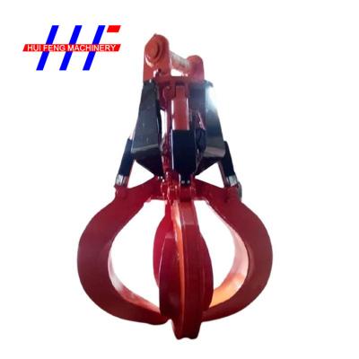 China Hardox 400 Hydraulic Grapple For Excavator Orange Peel Grab Bucket Robust for sale