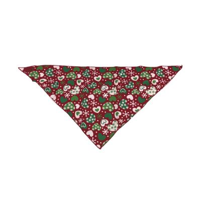 China Viable Pet Bandana Mouth Towel Dog Pet Bandanas Printed Cotton Fabric For Dogs for sale